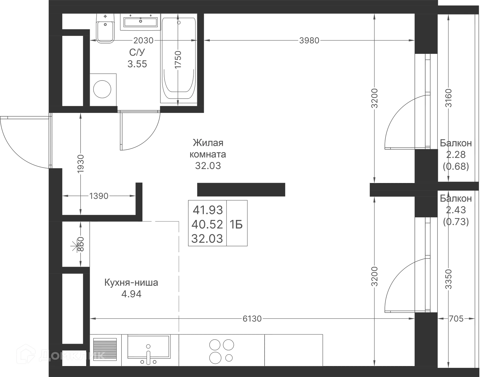 Фото квартиры в ЖК Мой Ритм