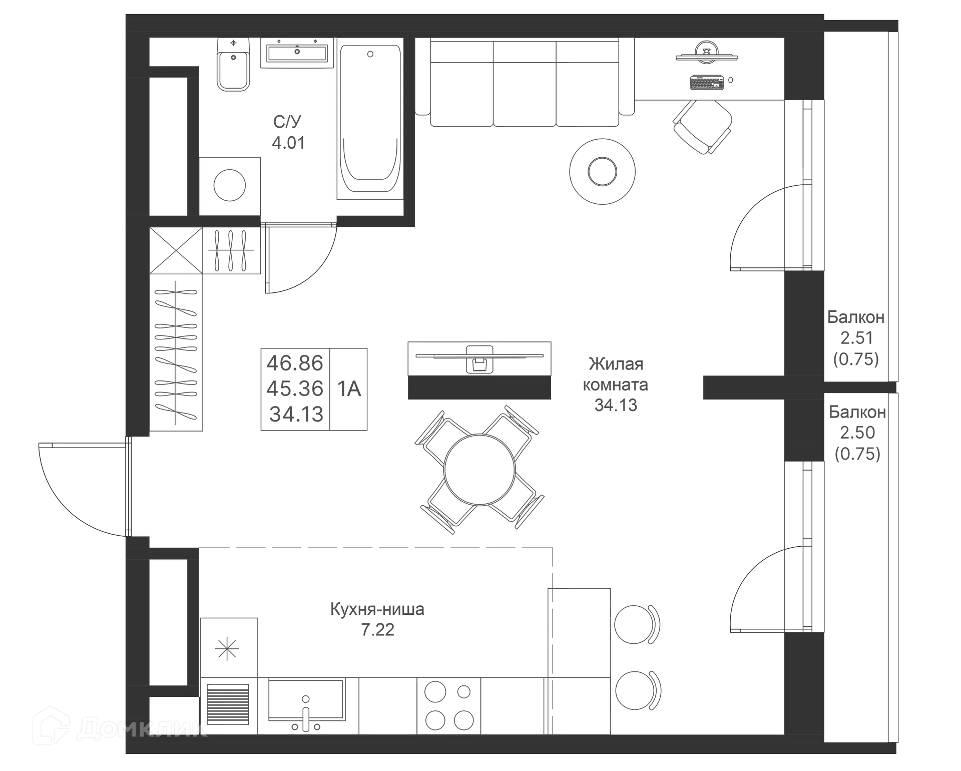 Фото квартиры в ЖК Мой Ритм