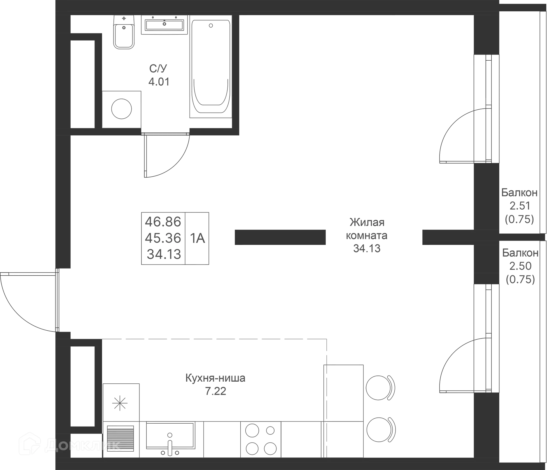 Фото квартиры в ЖК Мой Ритм