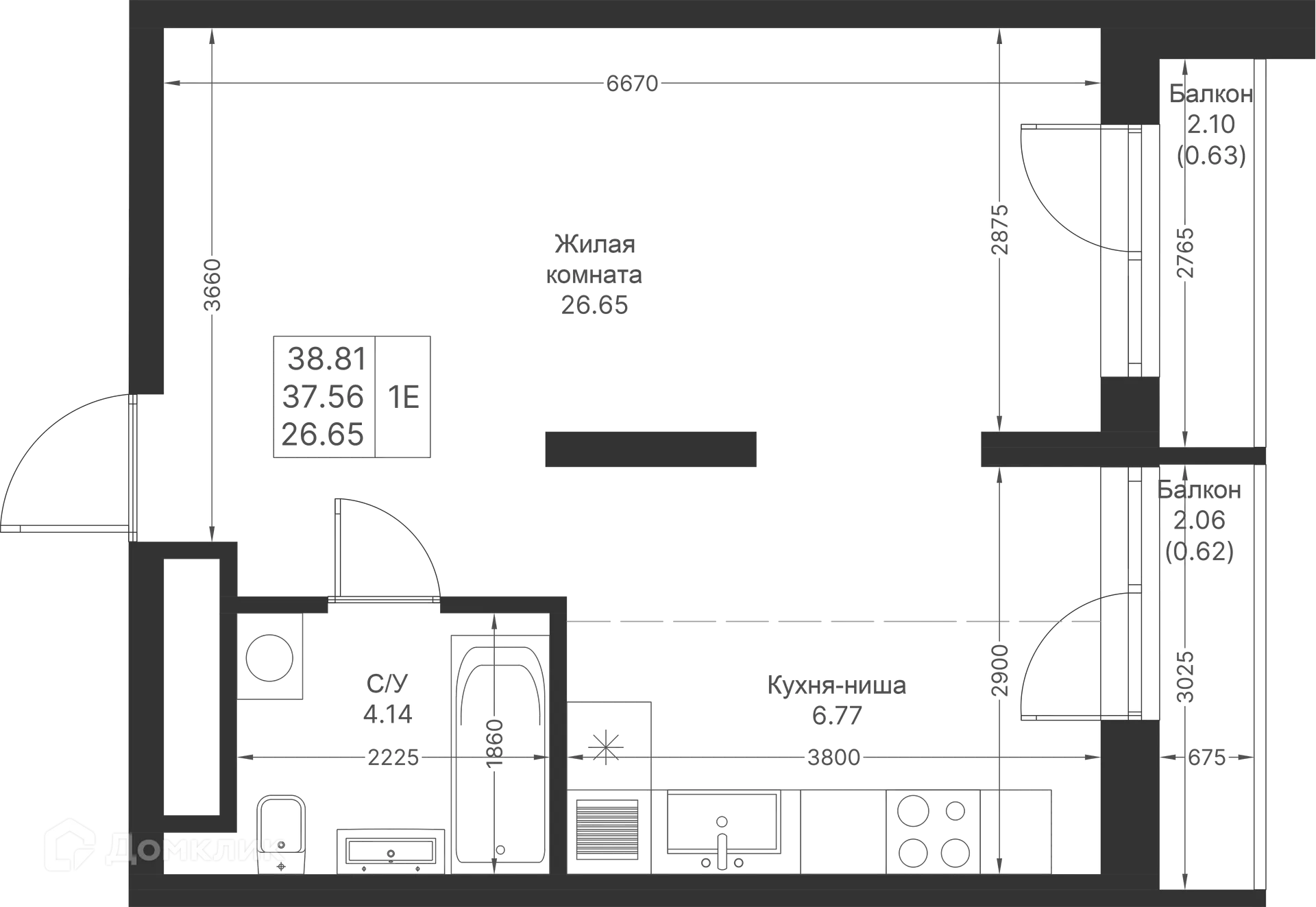Фото квартиры в ЖК Мой Ритм