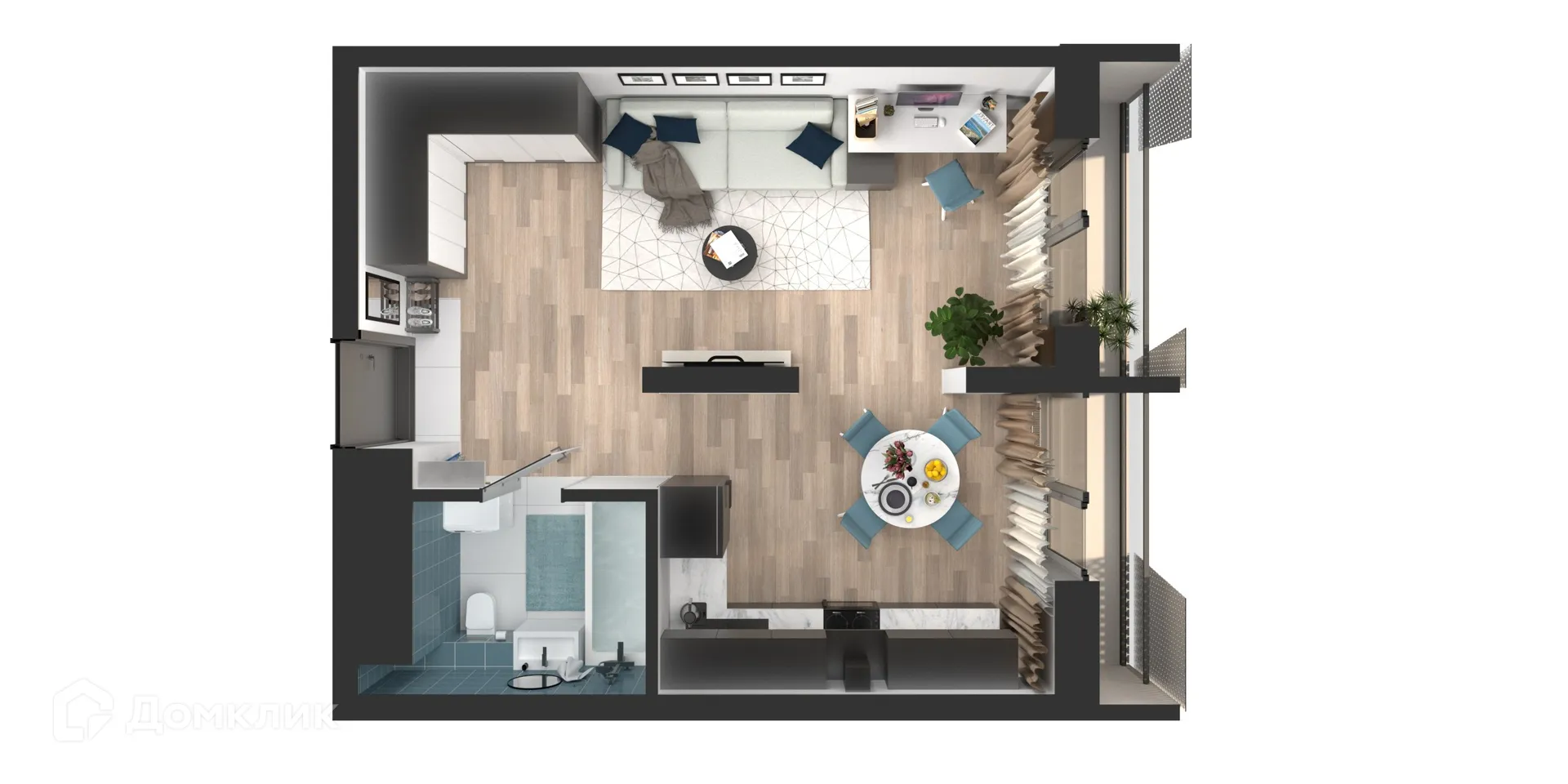 Фото квартиры в ЖК Мой Ритм