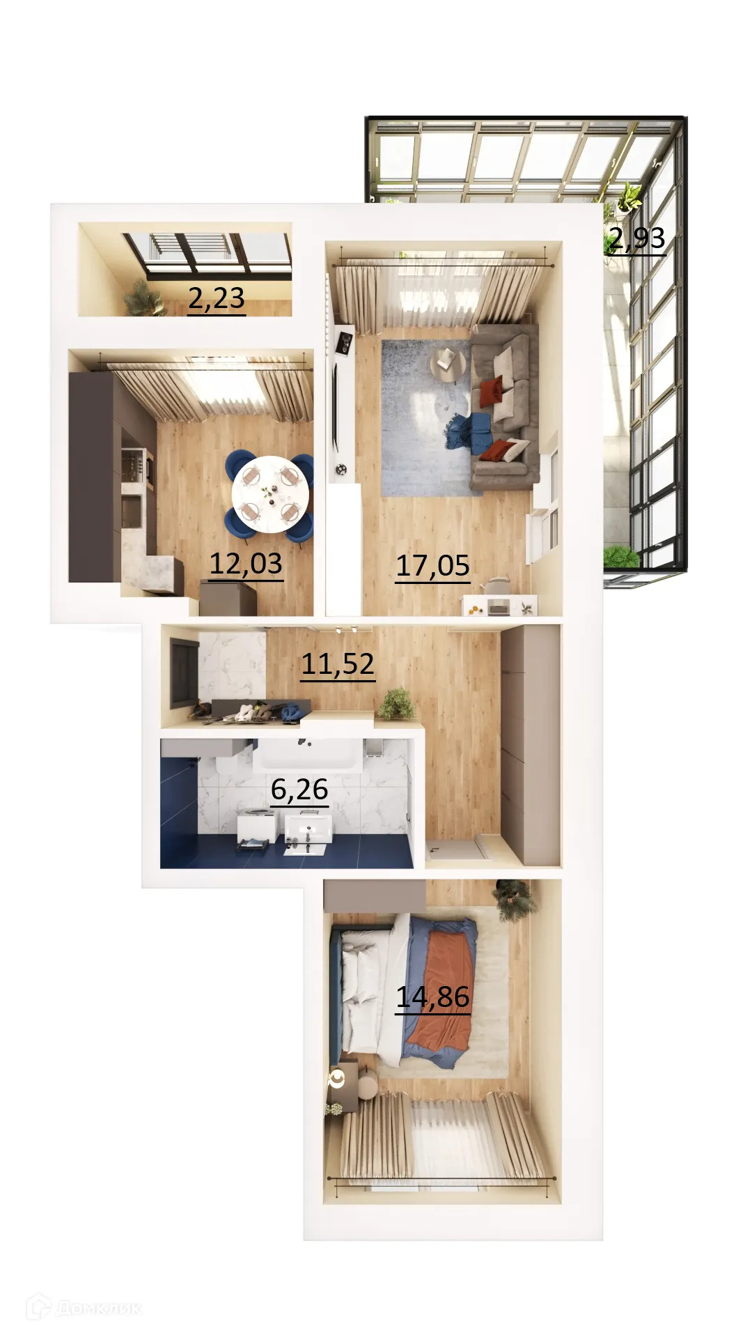 Фото квартиры в ЖК Мой Ритм