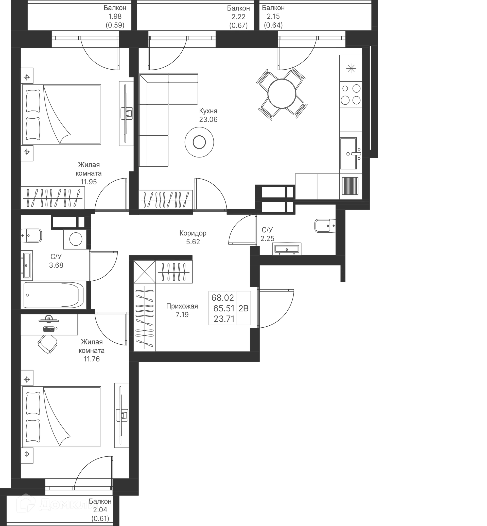 Фото квартиры в ЖК Мой Ритм