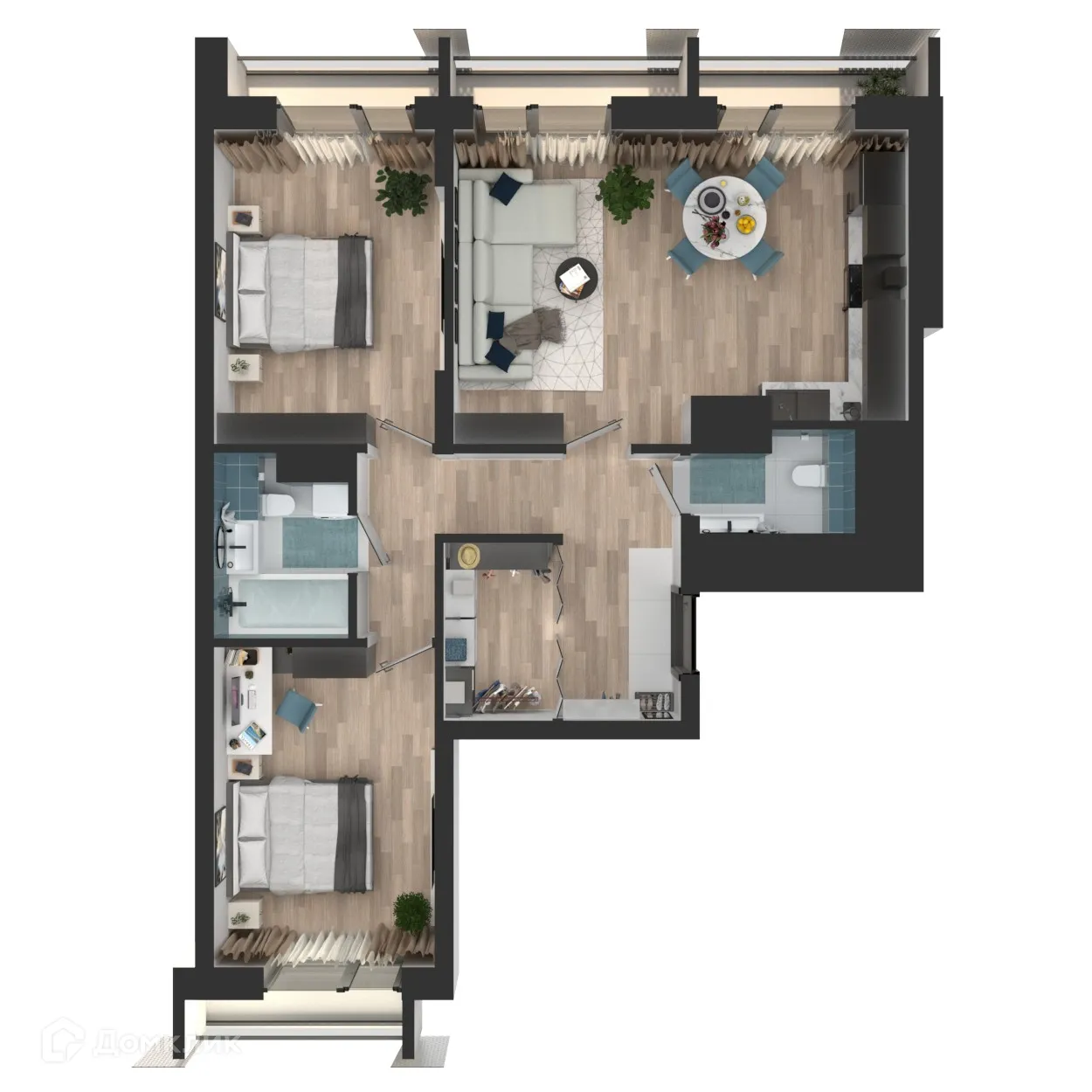 Фото квартиры в ЖК Мой Ритм