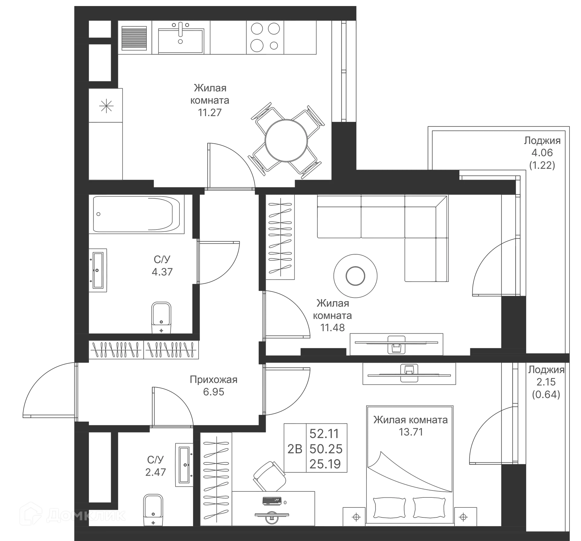Фото квартиры в ЖК Мой Ритм