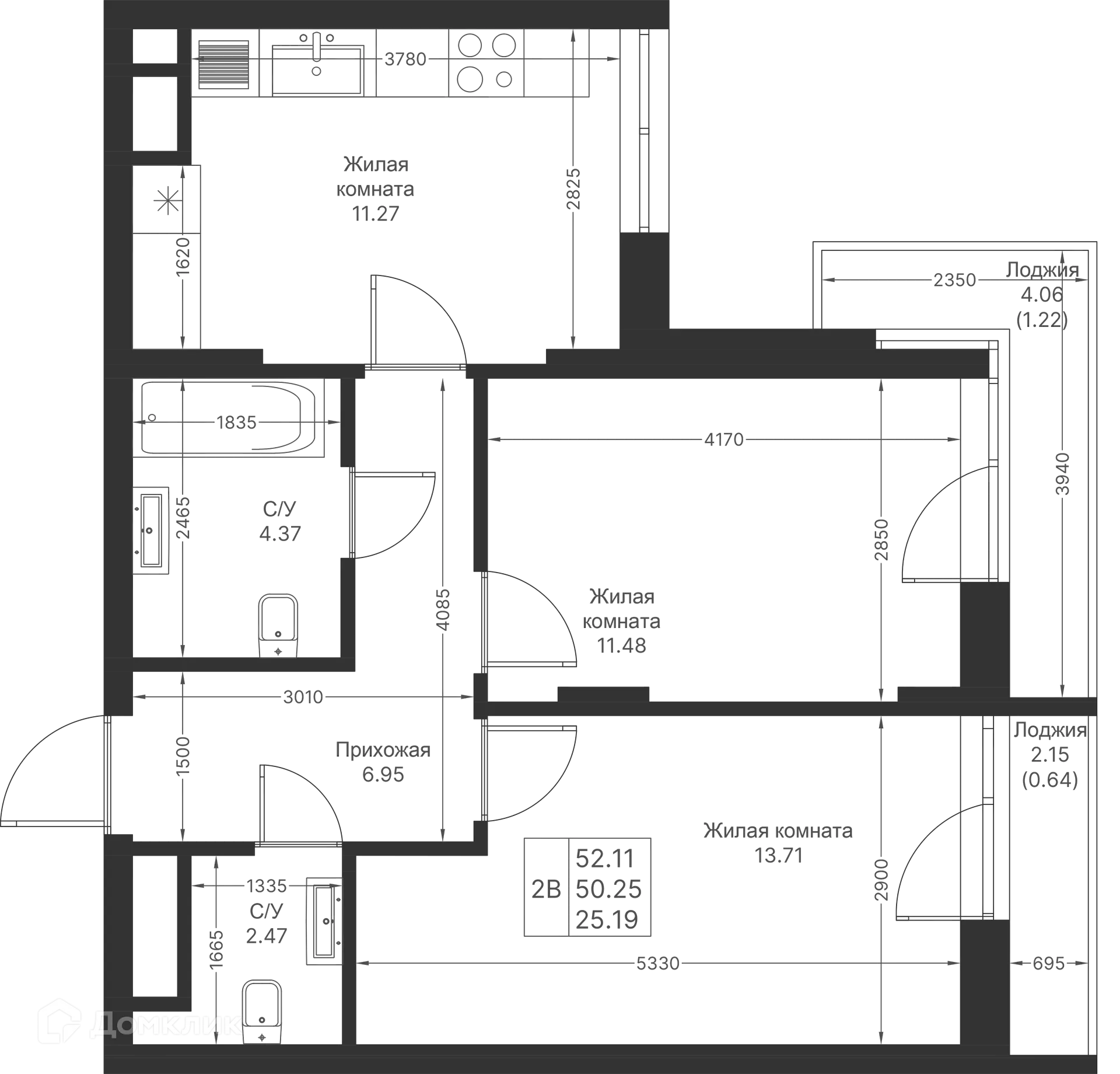 Фото квартиры в ЖК Мой Ритм