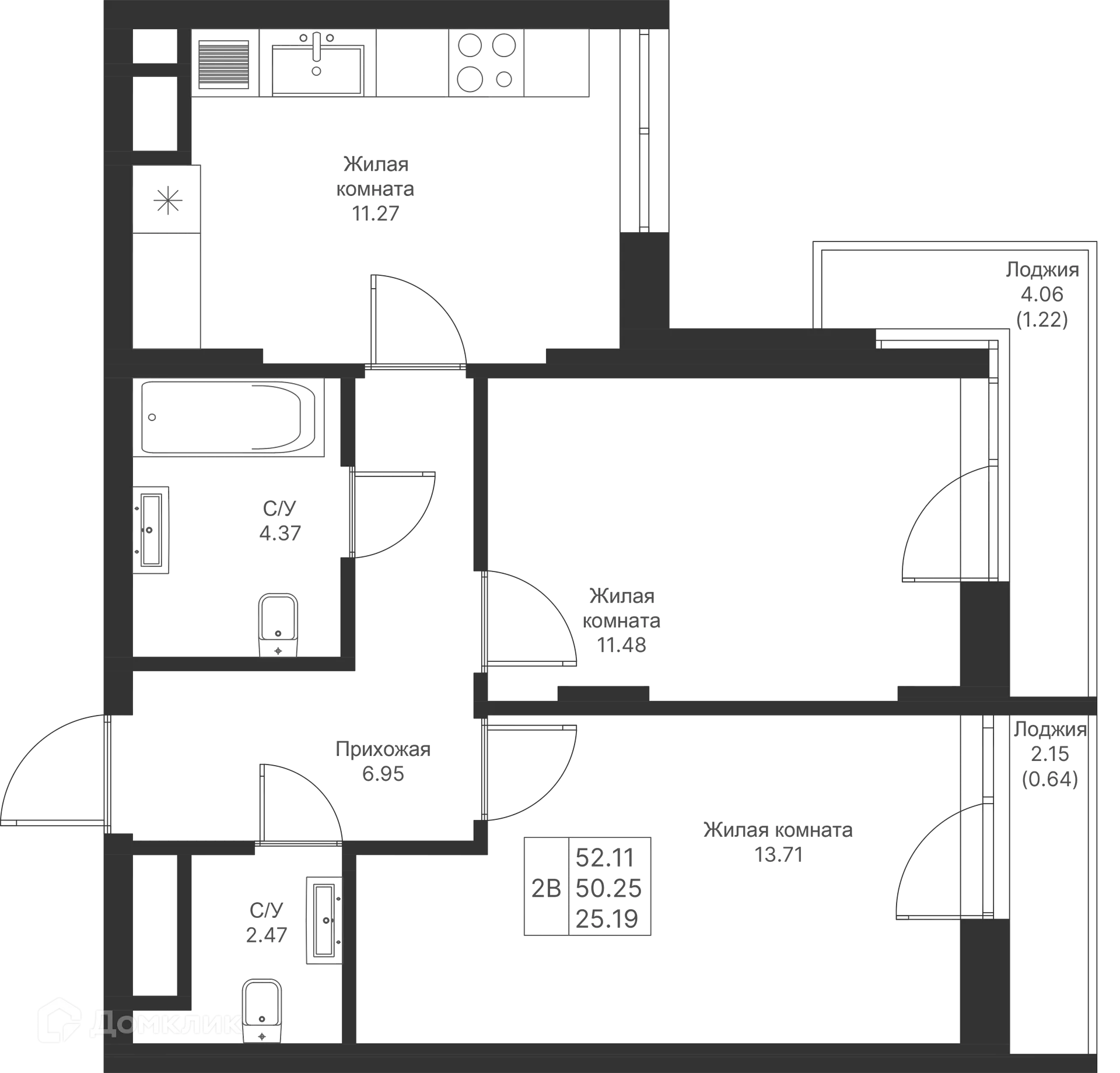 Фото квартиры в ЖК Мой Ритм