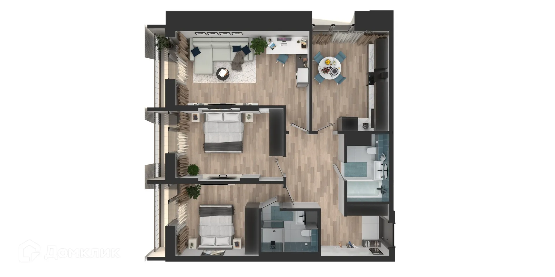 Фото квартиры в ЖК Мой Ритм