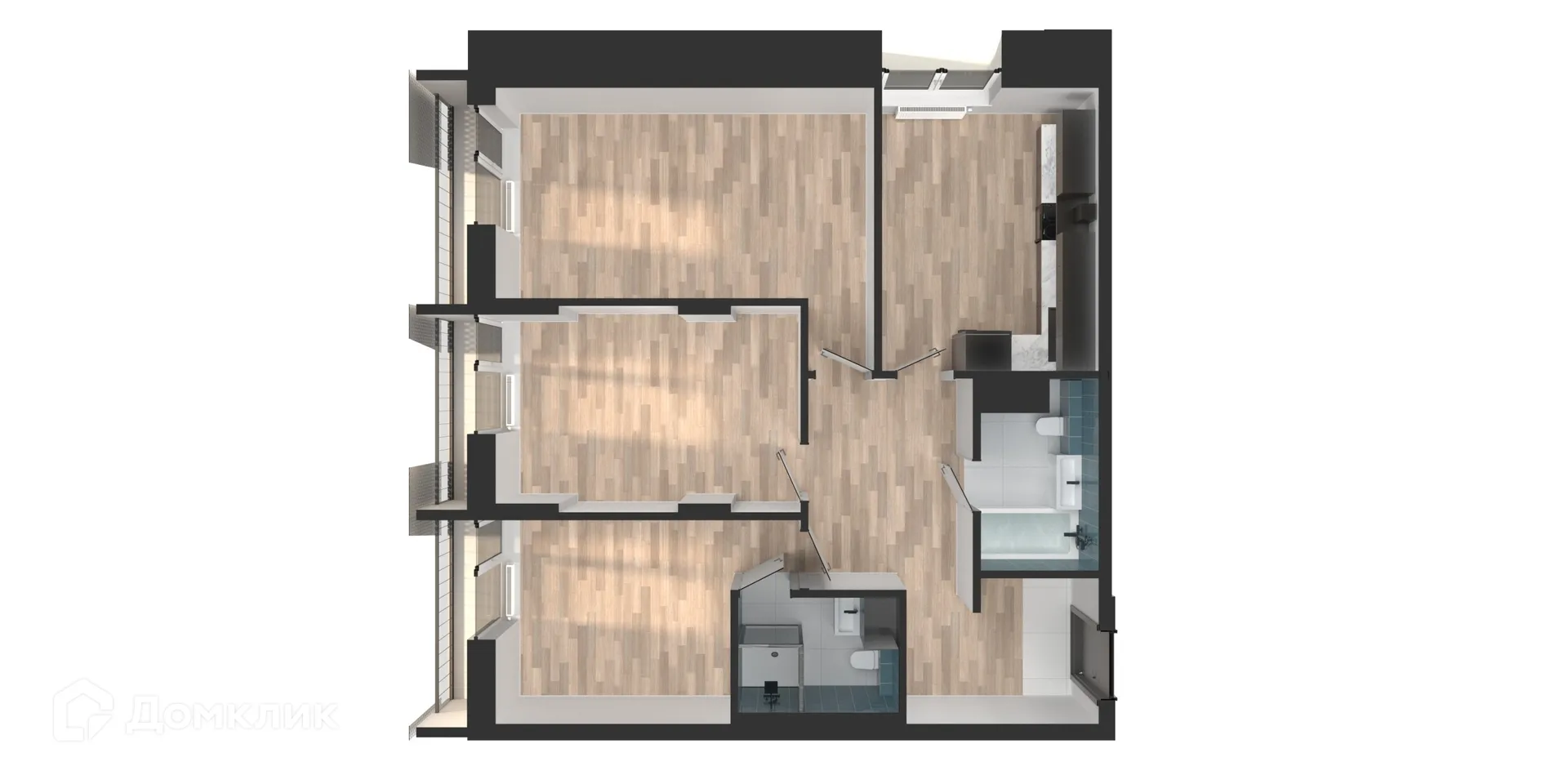 Фото квартиры в ЖК Мой Ритм