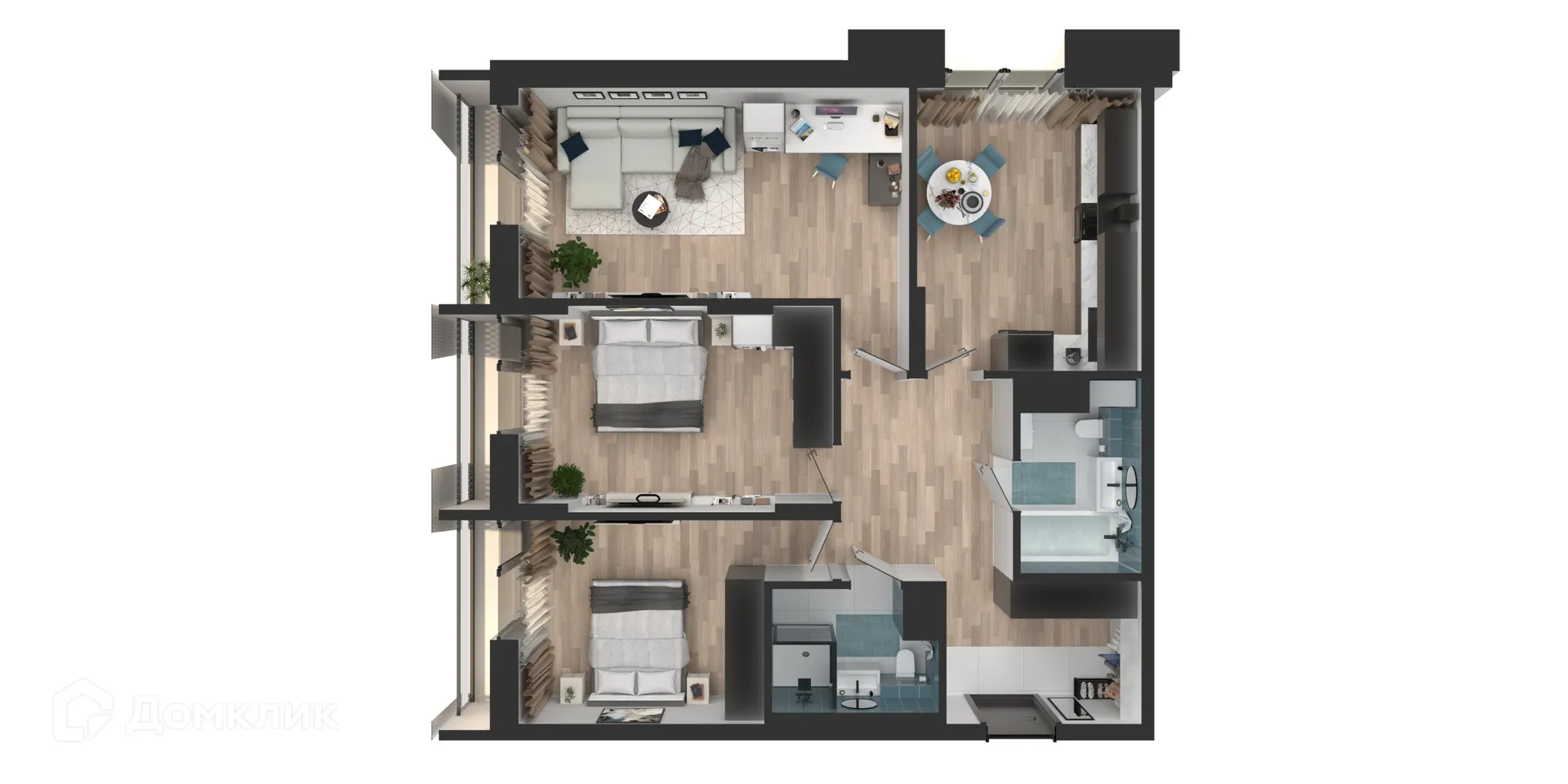 Фото квартиры в ЖК Мой Ритм