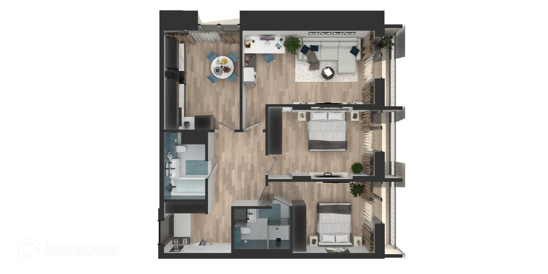 Фото квартиры в ЖК Мой Ритм