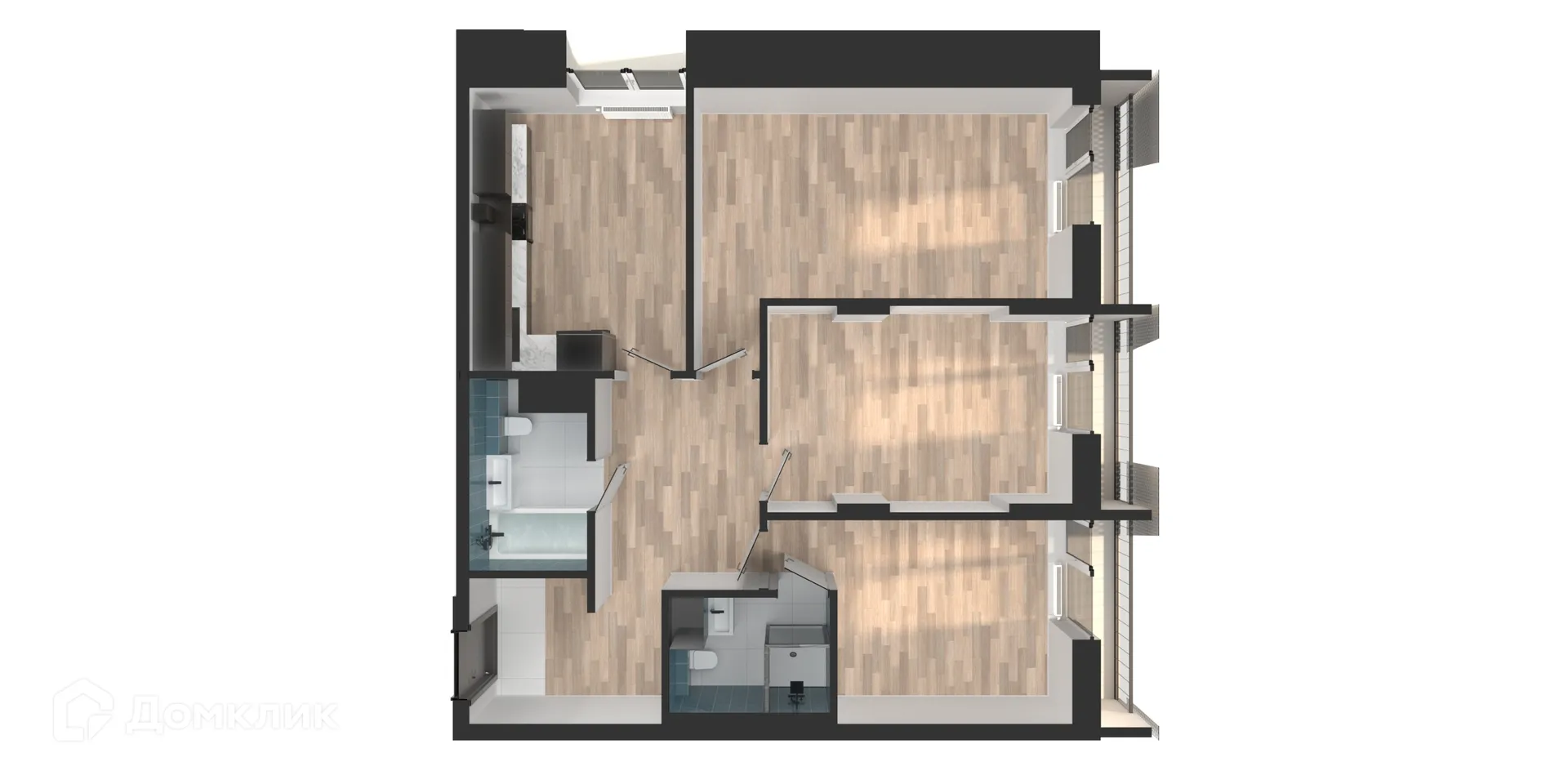 Фото квартиры в ЖК Мой Ритм