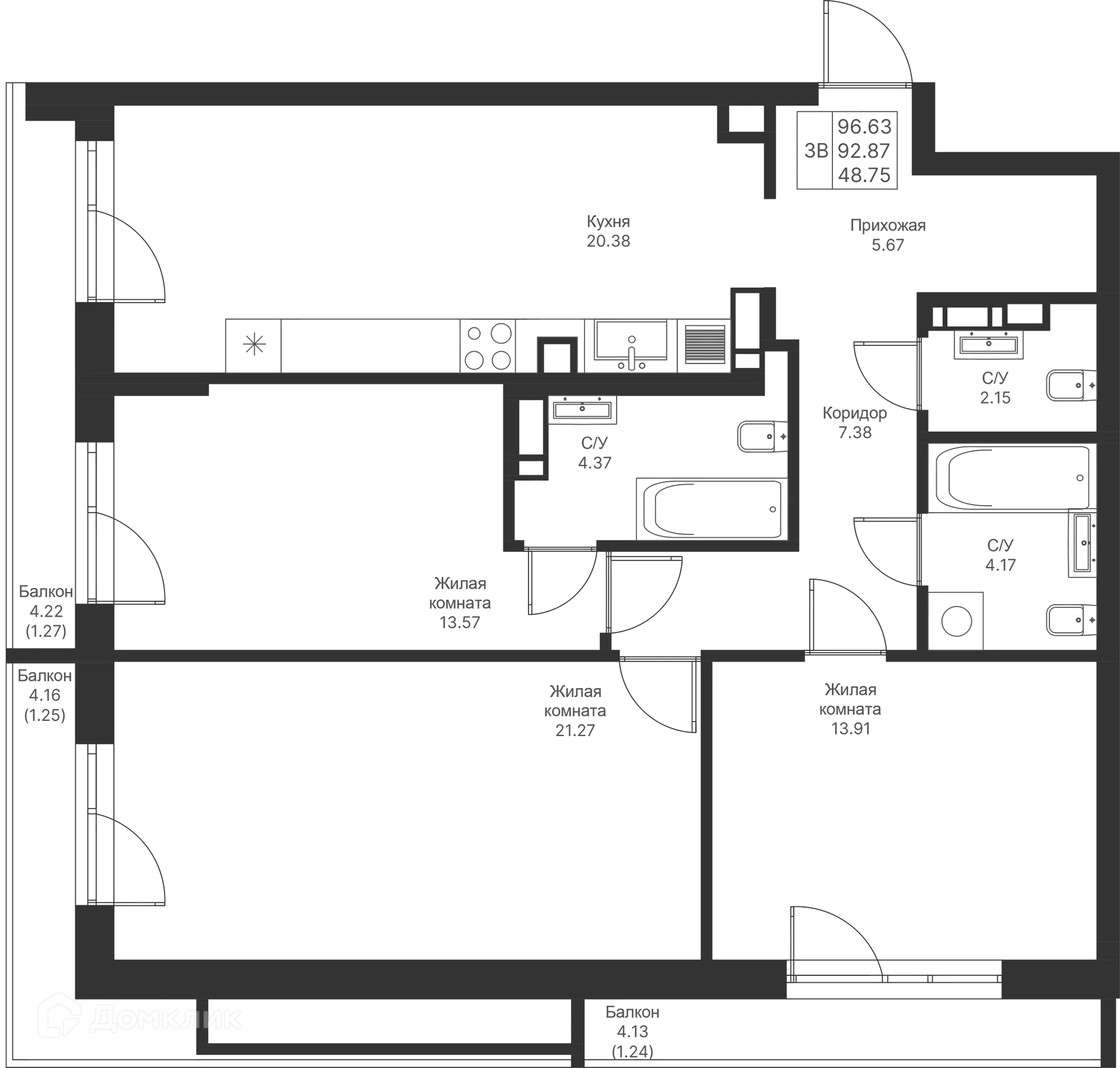 Фото квартиры в ЖК Мой Ритм
