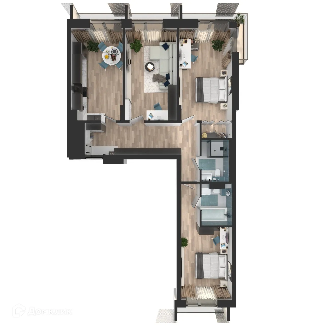 Фото квартиры в ЖК Мой Ритм