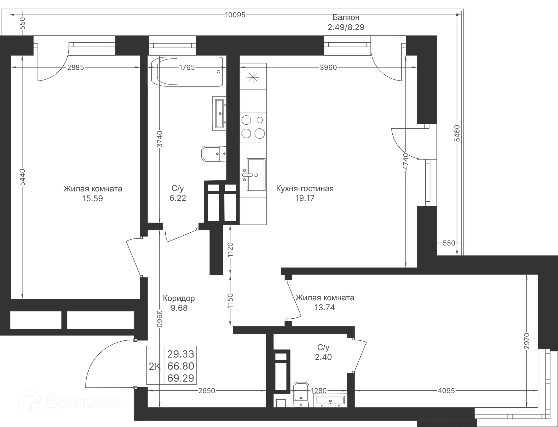 Фото квартиры в ЖК Мой Ритм