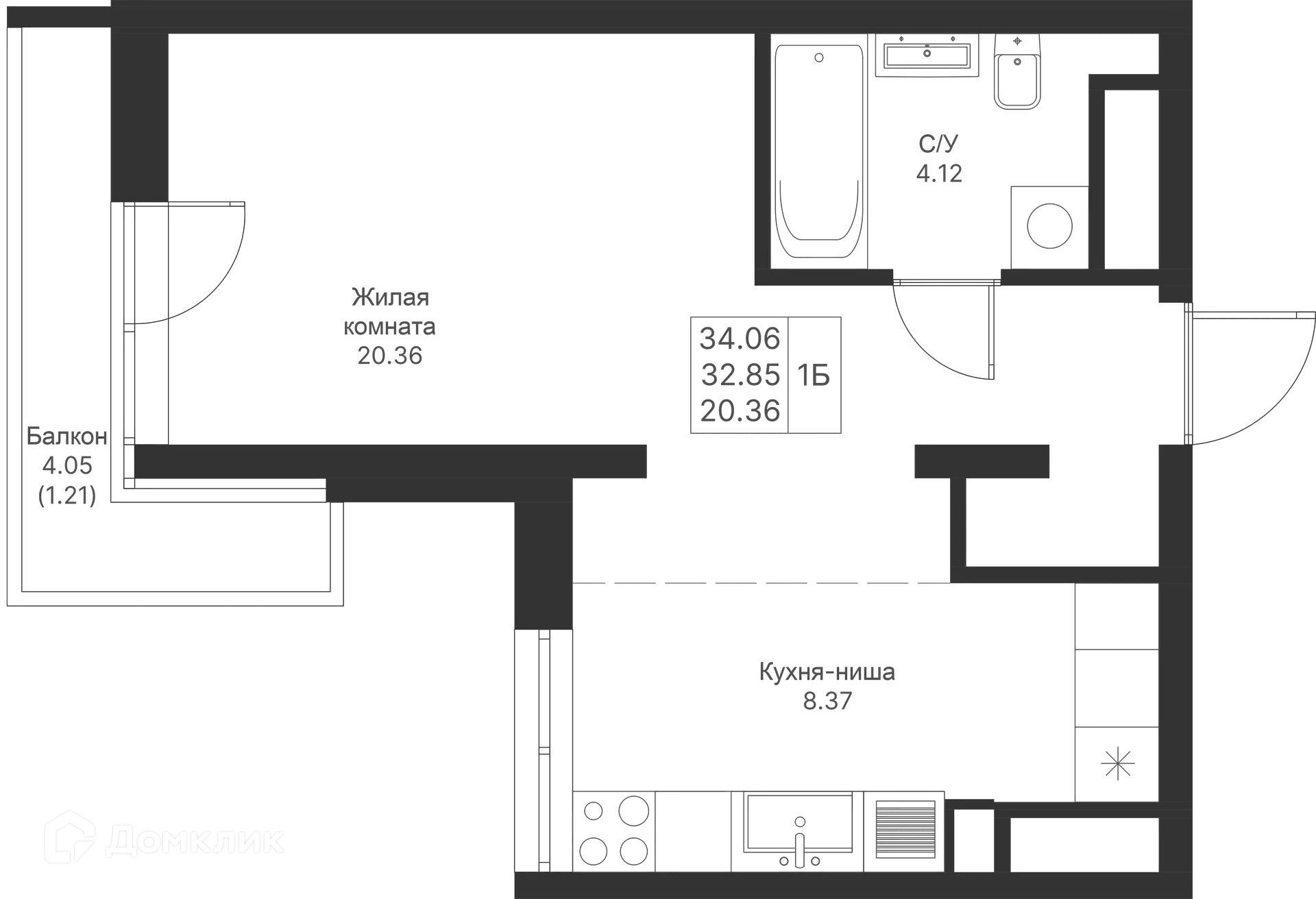 Фото квартиры в ЖК Мой Ритм
