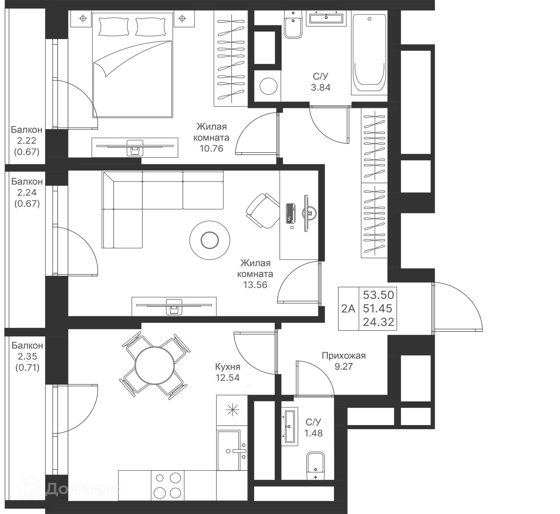 Фото квартиры в ЖК Мой Ритм