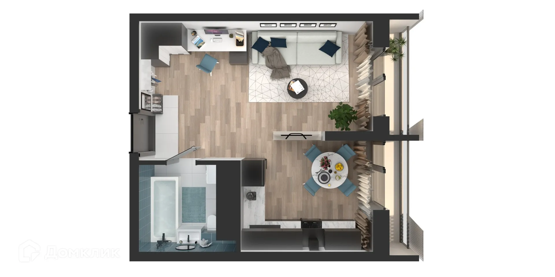 Фото квартиры в ЖК Мой Ритм