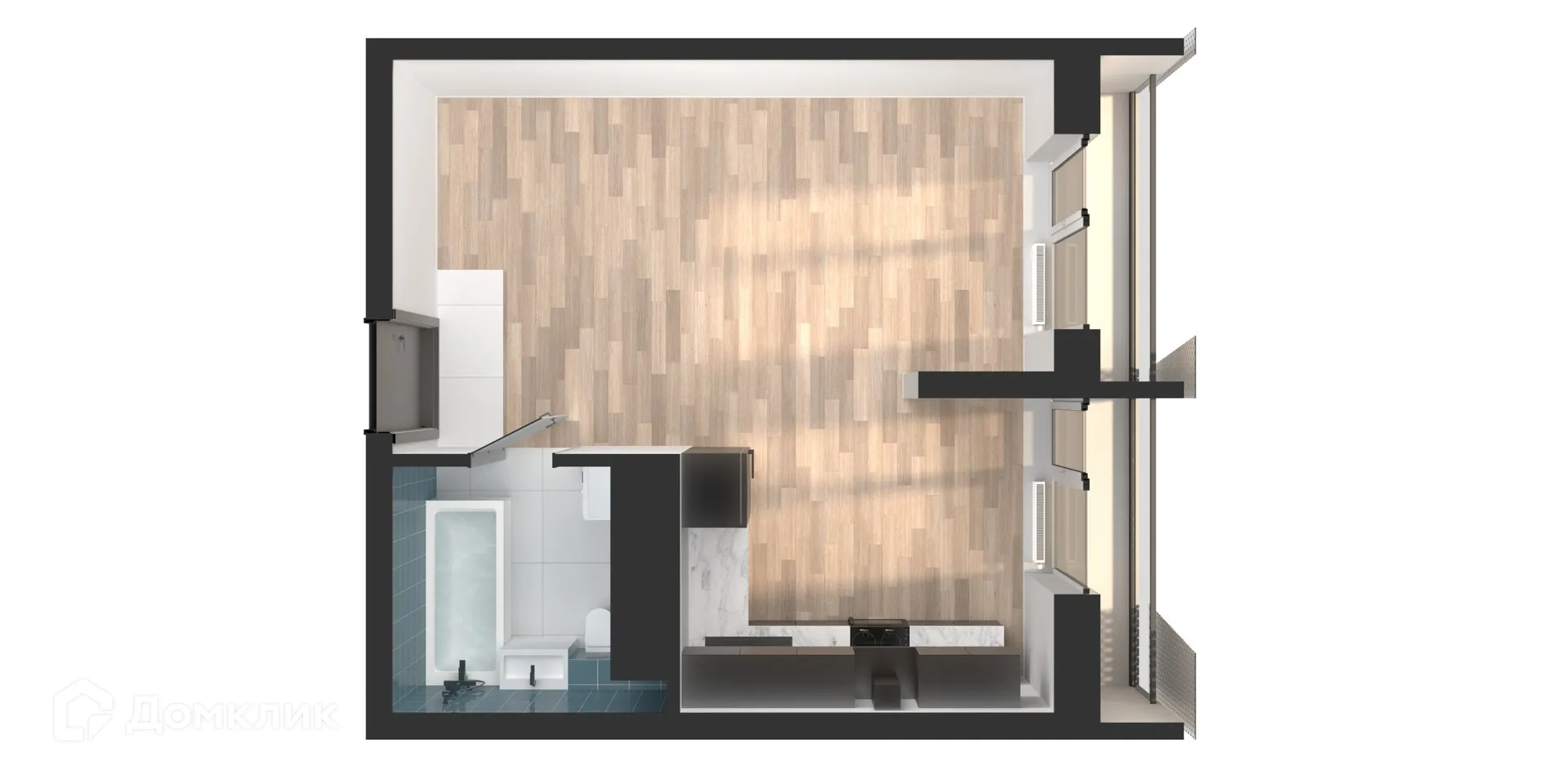 Фото квартиры в ЖК Мой Ритм