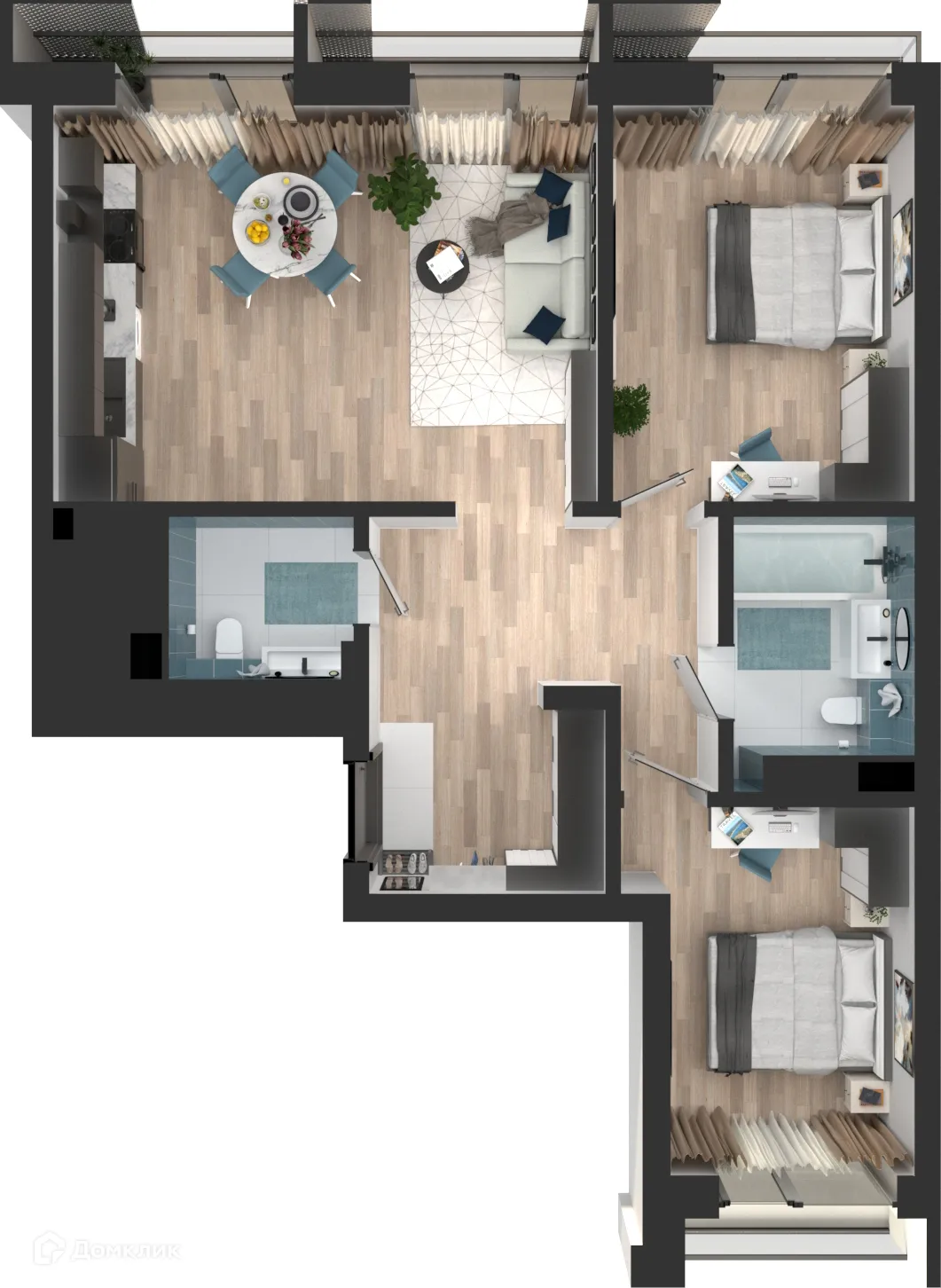 Фото квартиры в ЖК Мой Ритм