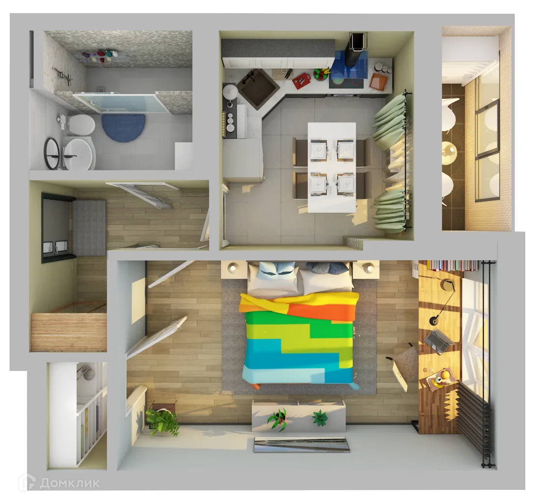 Фото квартиры в ЖК Светлая долина