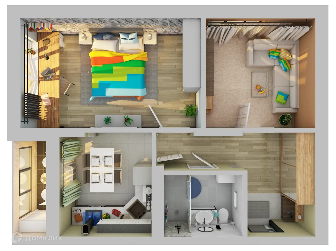 Фото квартиры в ЖК Светлая долина