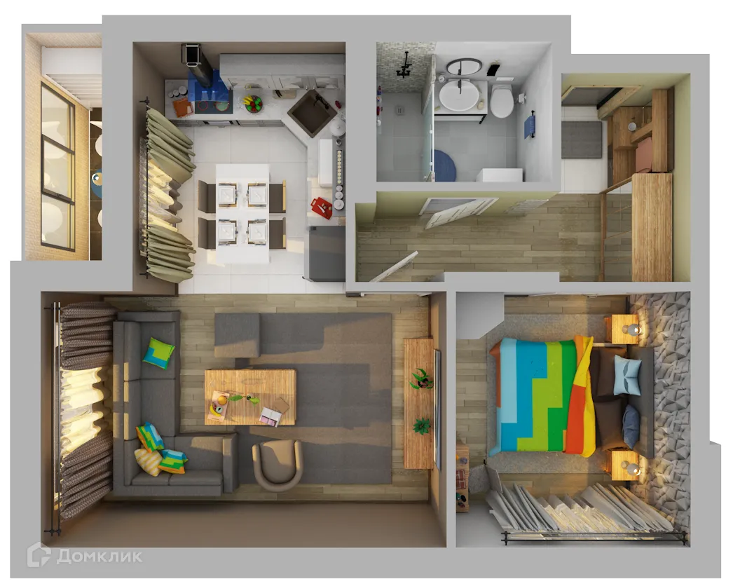 Фото квартиры в ЖК Светлая долина