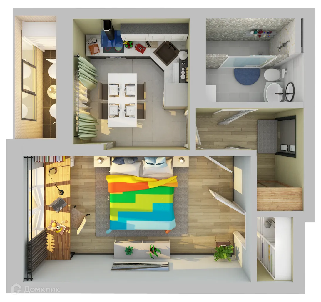 Фото квартиры в ЖК Светлая долина