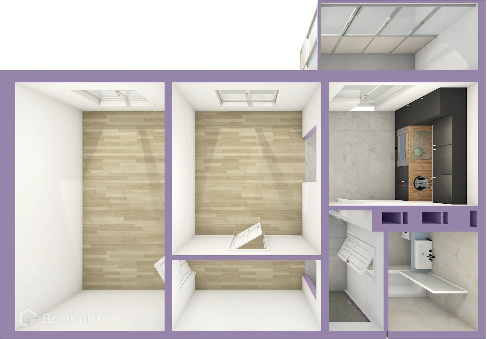 Фото квартиры в ЖК Светлая долина