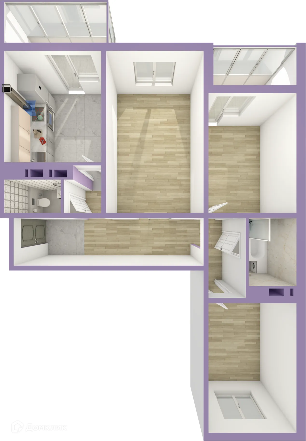 Фото квартиры в ЖК Светлая долина