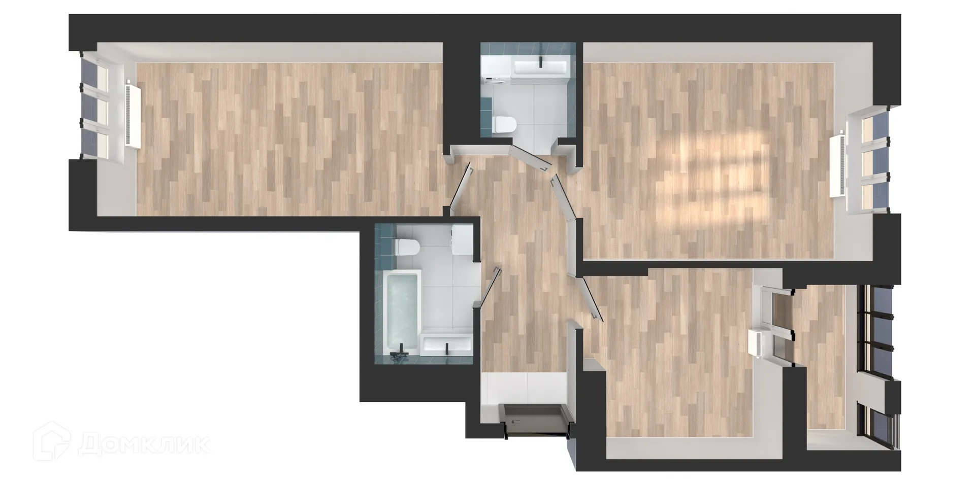 Фото квартиры в ЖК Солнечный город