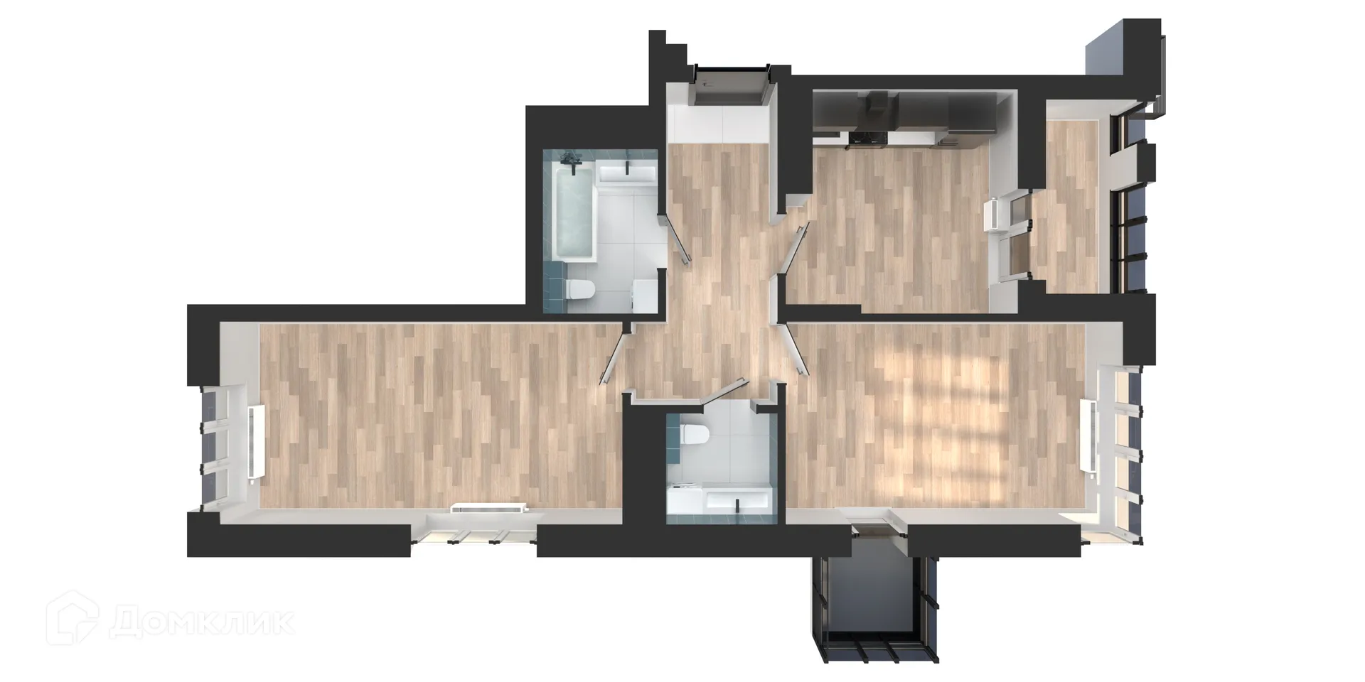 Фото квартиры в ЖК Солнечный город