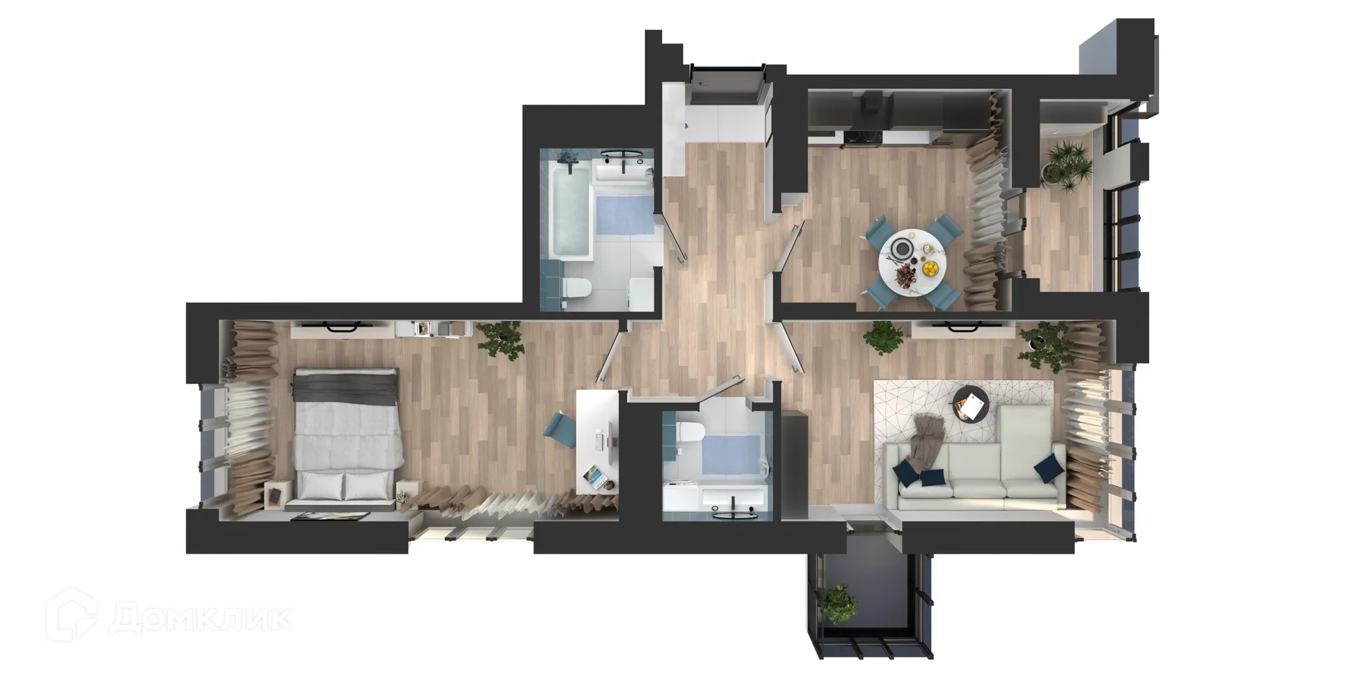 Фото квартиры в ЖК Солнечный город