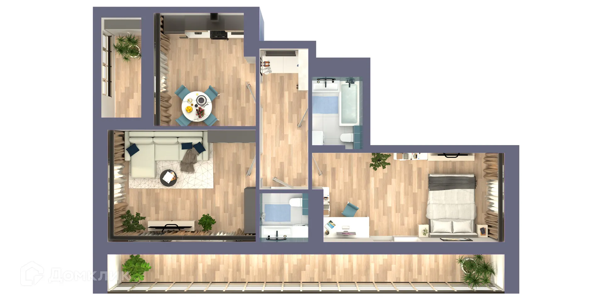 Фото квартиры в ЖК Солнечный город