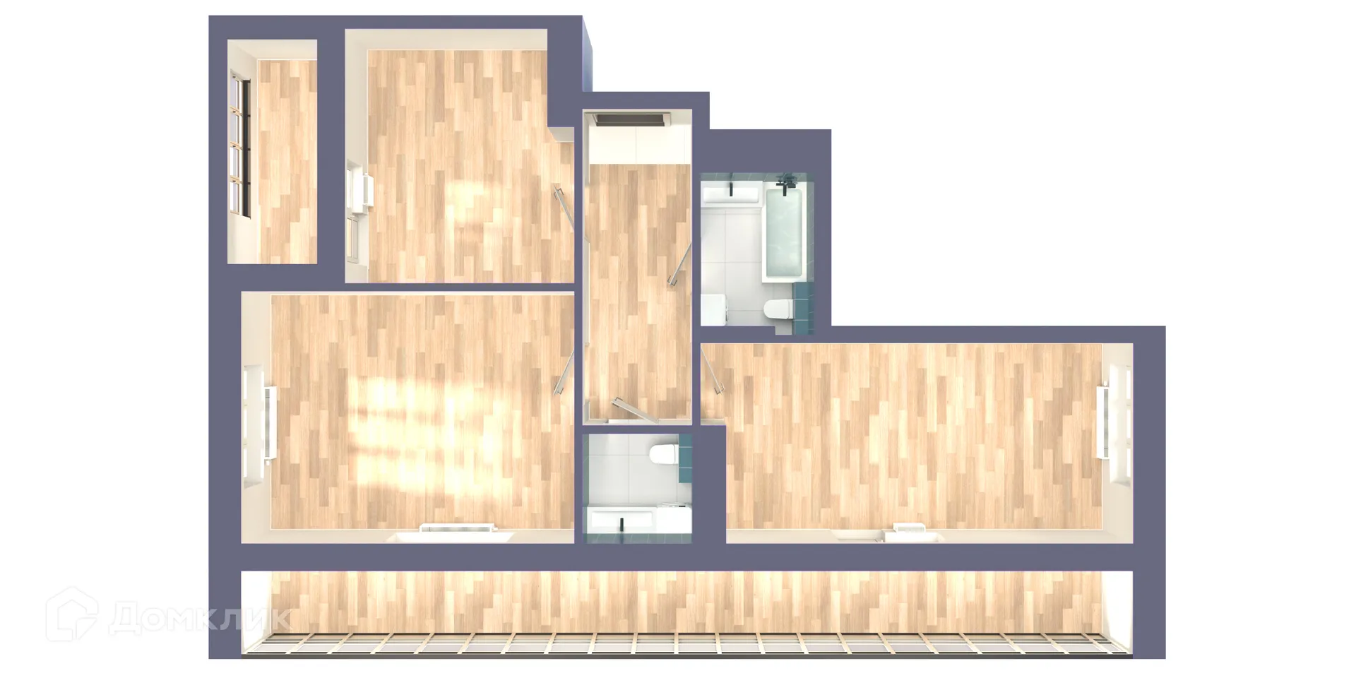 Фото квартиры в ЖК Солнечный город