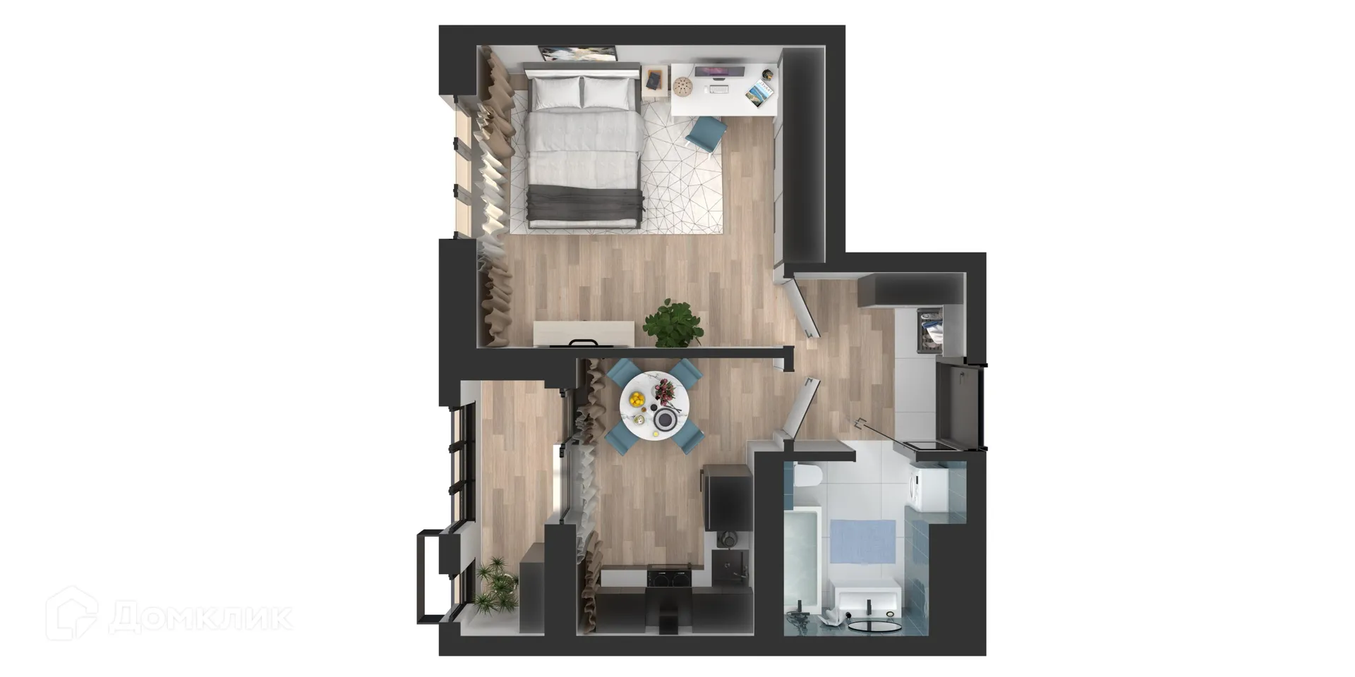 Фото квартиры в ЖК Солнечный город