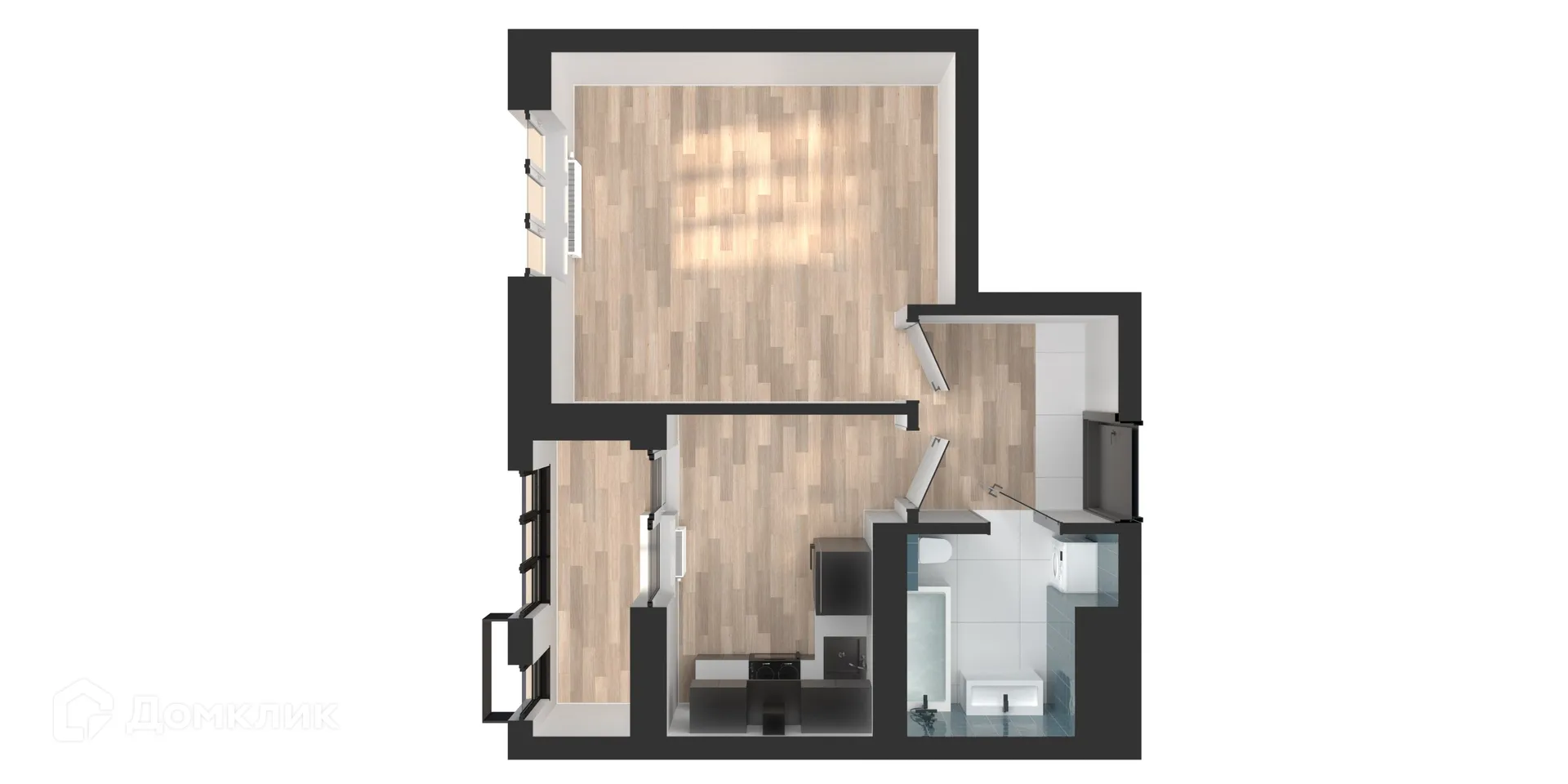 Фото квартиры в ЖК Солнечный город