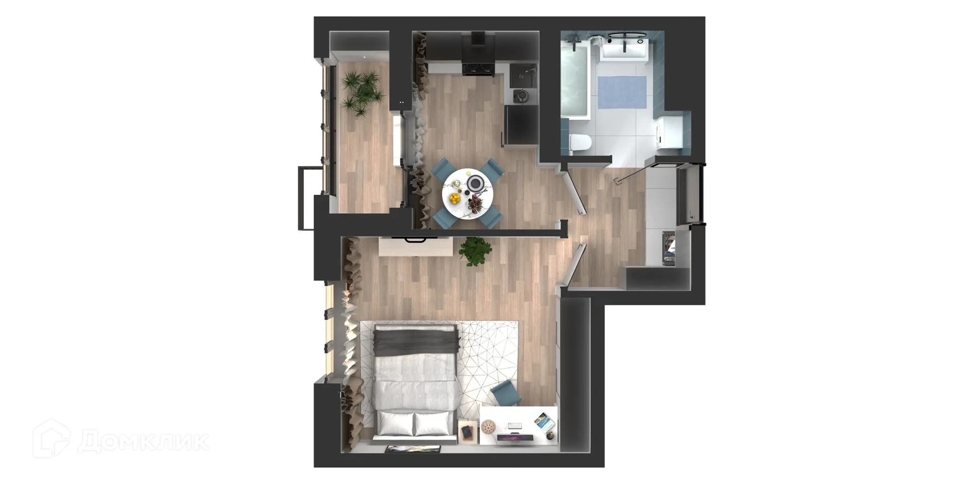 Фото квартиры в ЖК Солнечный город