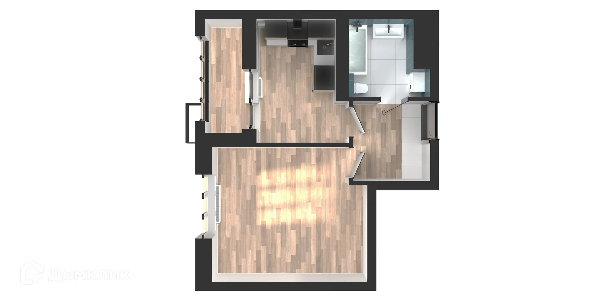 Фото квартиры в ЖК Солнечный город