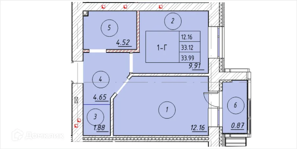 Фото квартиры в ЖК "Ометьевский Парк"