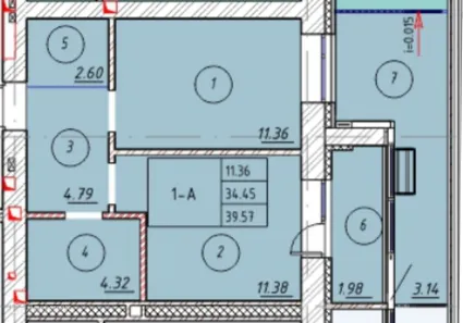 Фото квартиры в ЖК "Ометьевский Парк"