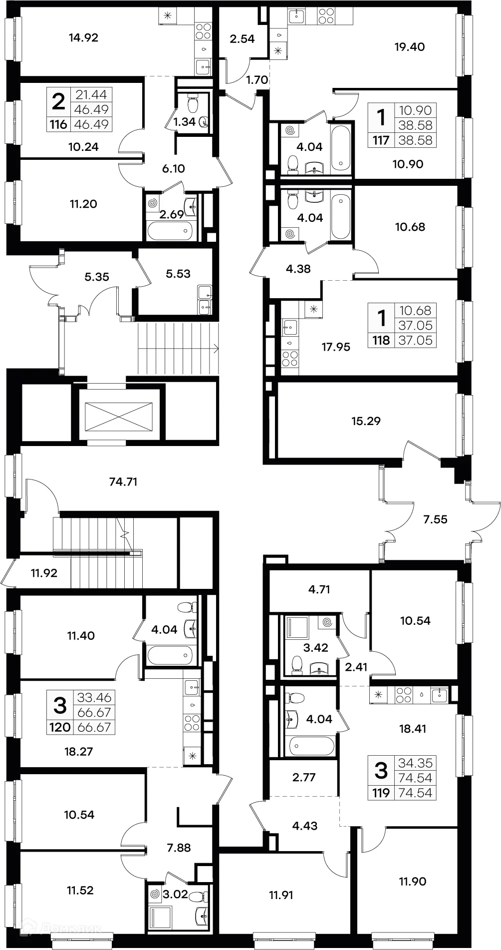 Фото квартиры в ЖК GloraX Экосити