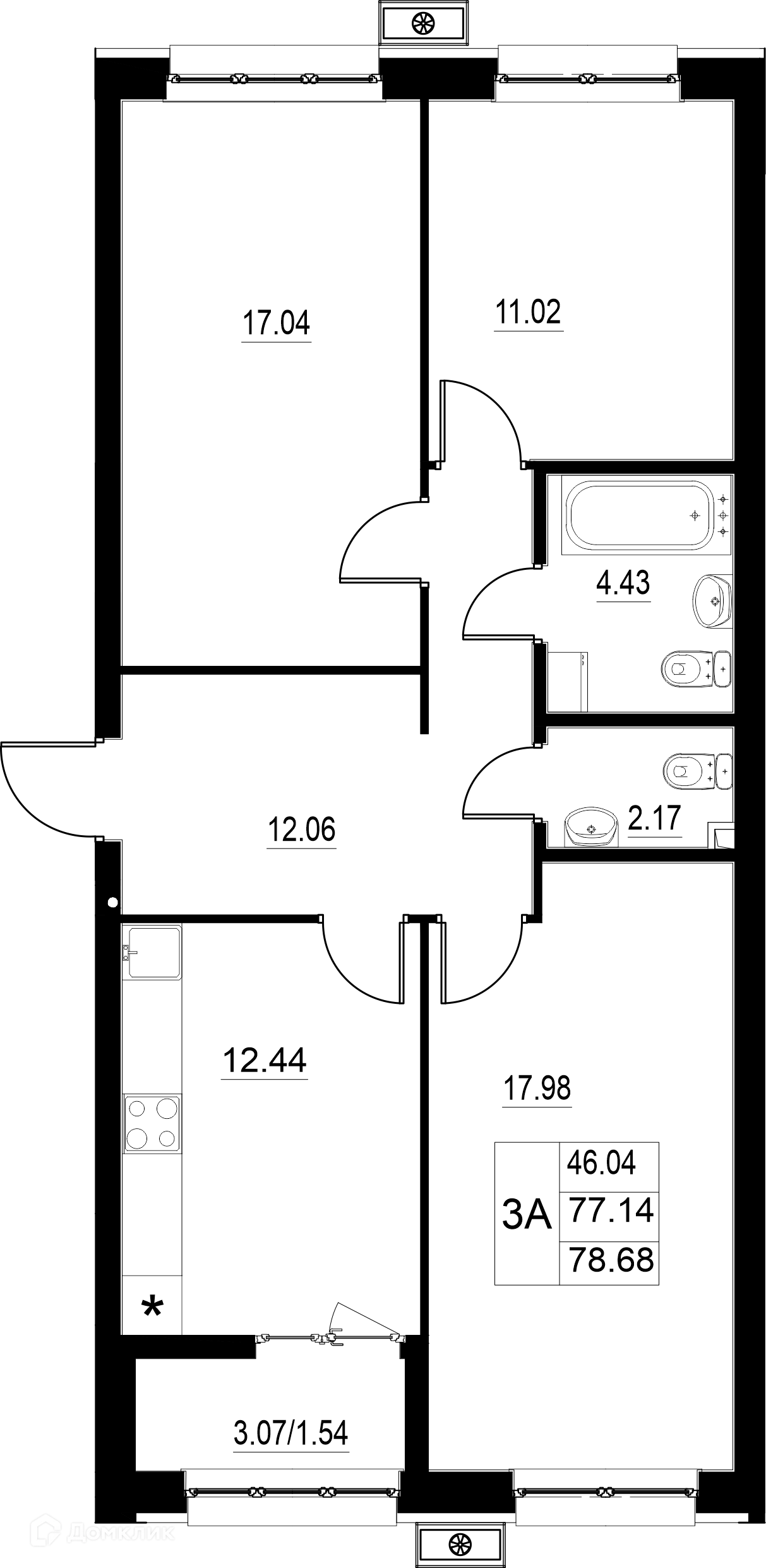 Фото квартиры в ЖК Династия