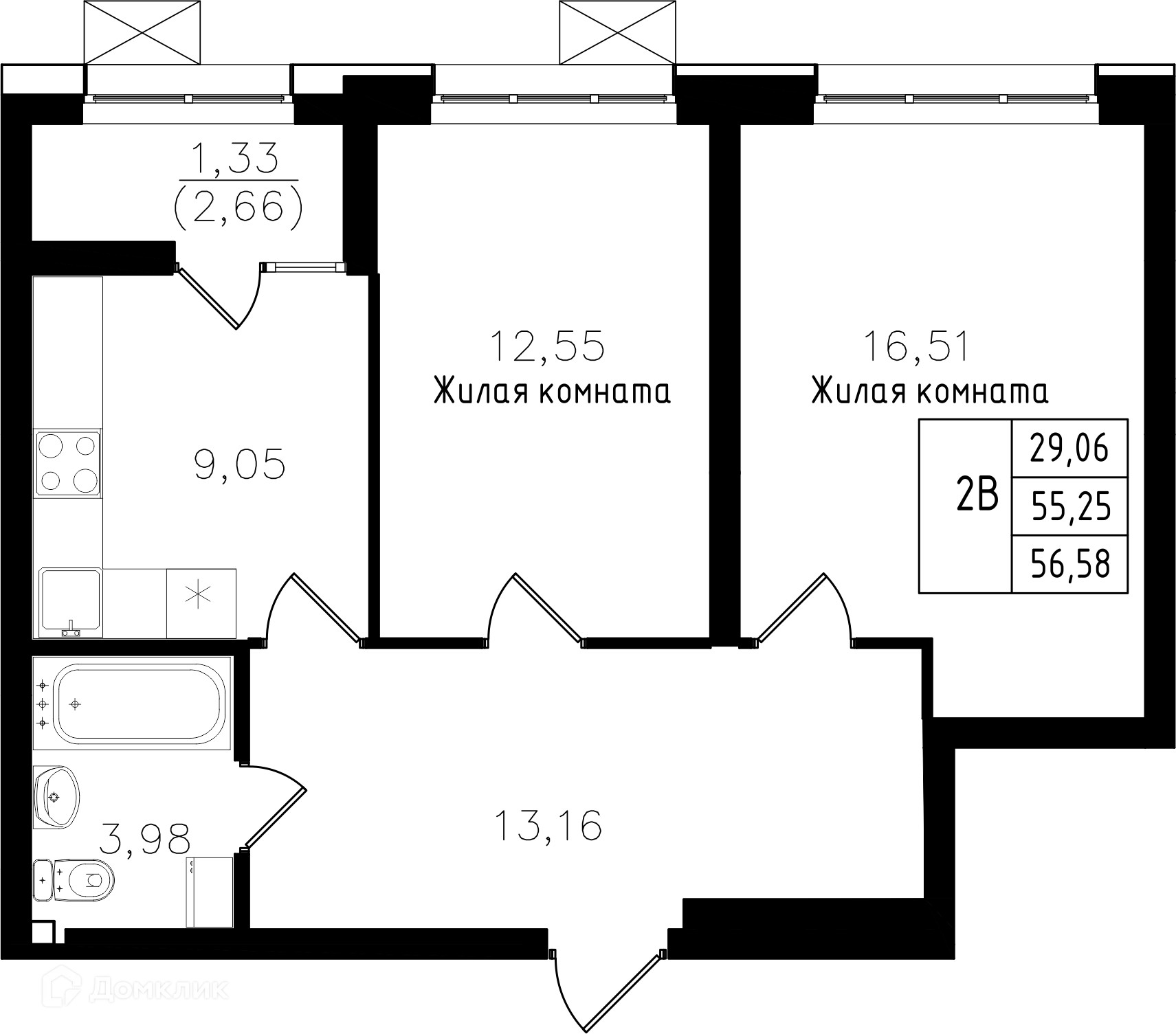 Фото квартиры в ЖК Династия