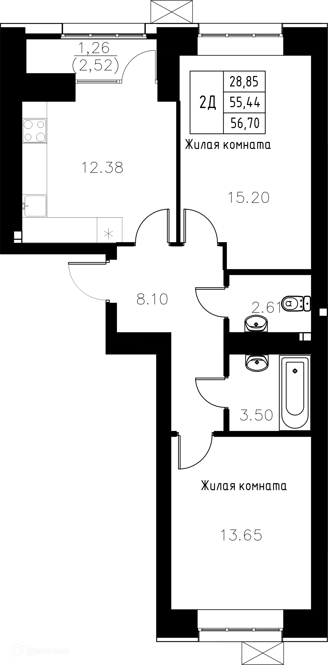 Фото квартиры в ЖК Династия