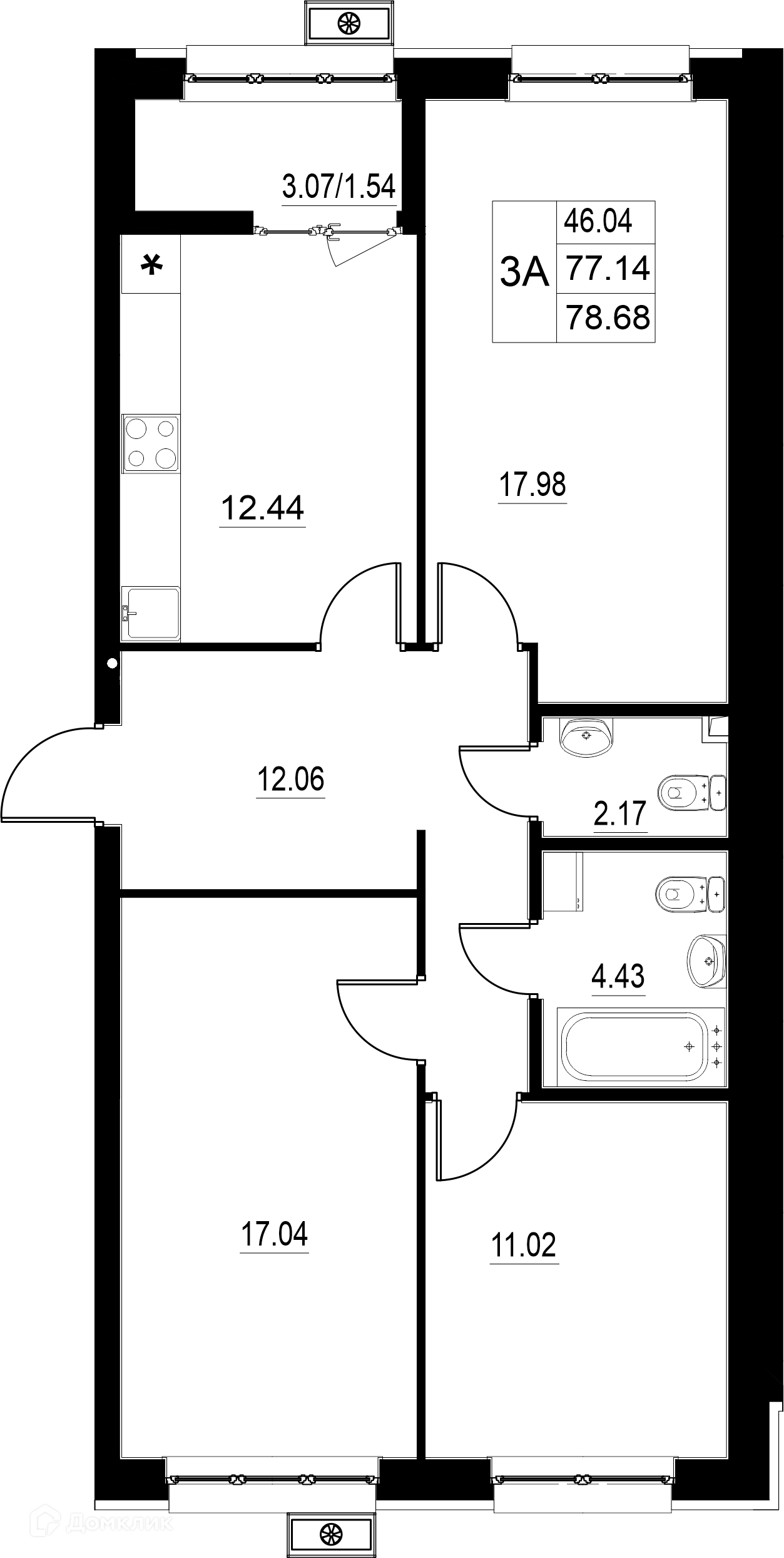 Фото квартиры в ЖК Династия