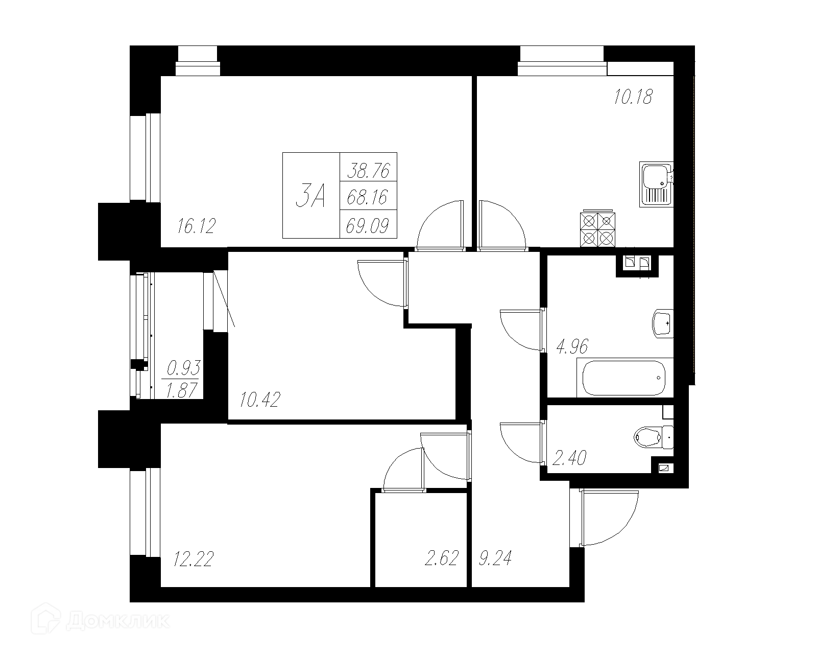 Фото квартиры в ЖК Статный