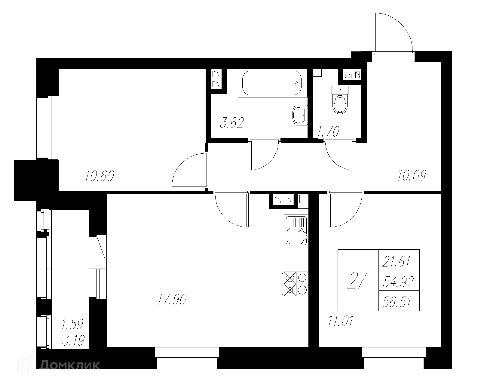 Фото квартиры в ЖК Статный