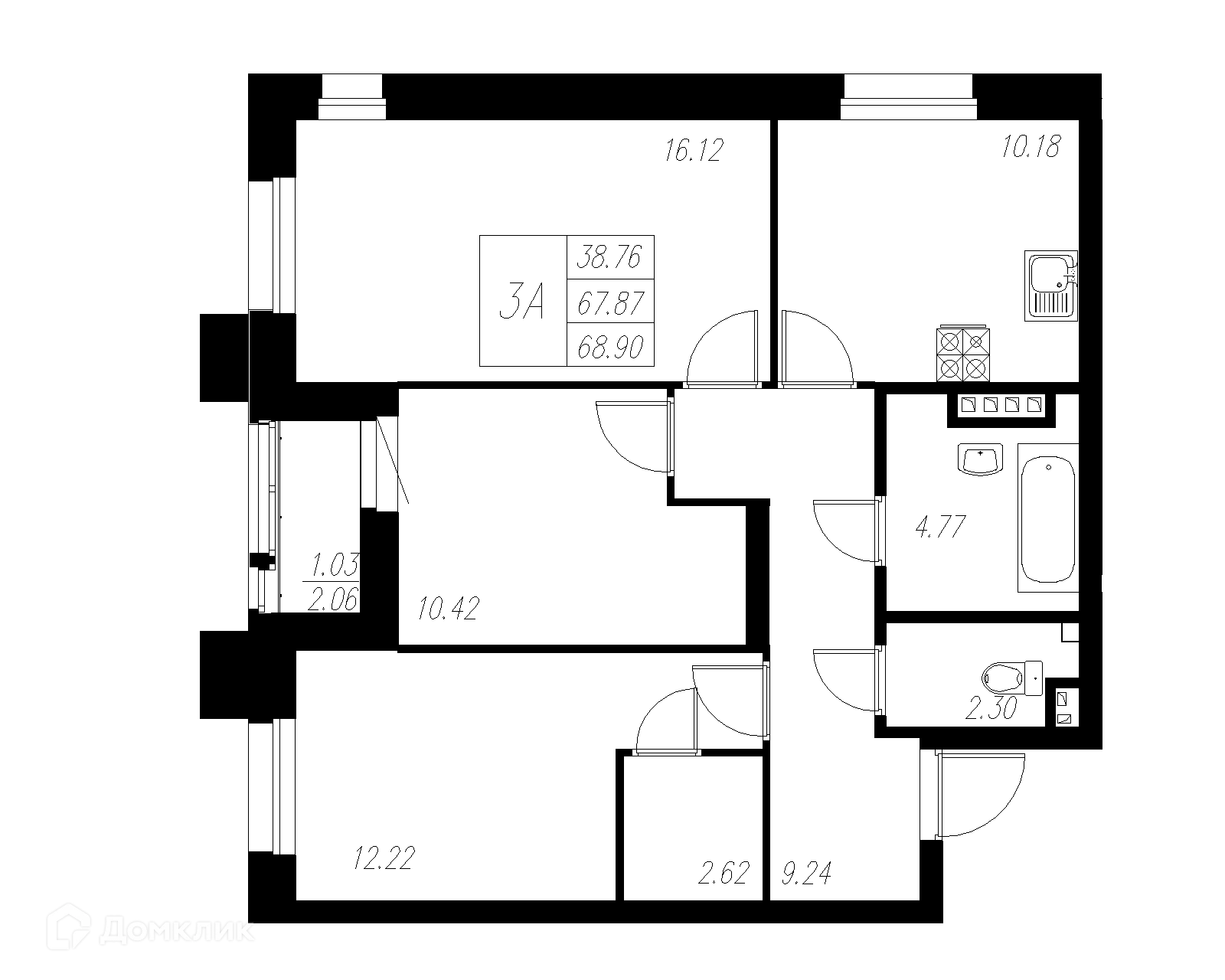 Фото квартиры в ЖК Статный