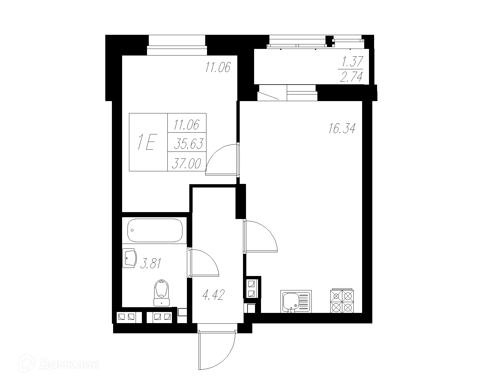 Фото квартиры в ЖК Статный